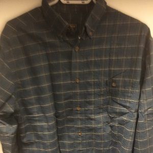 Vintage Woolrich Blue Plaid Shirt